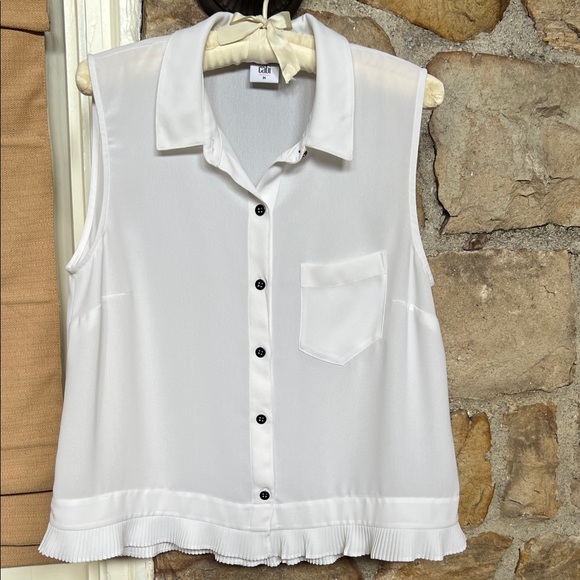 CAbi Pleat Blouse - Picture 2 of 8